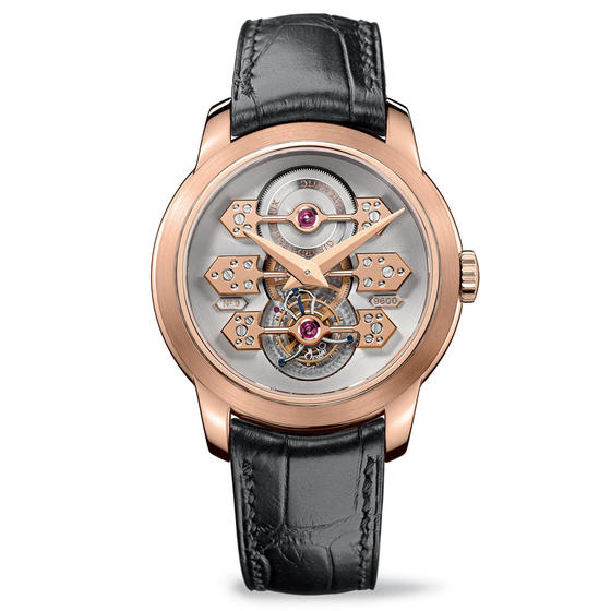 Review Replica Girard-Perregaux TOURBILLON WITH THREE GOLD BRIDGES 99193-52-000-BA6A watch